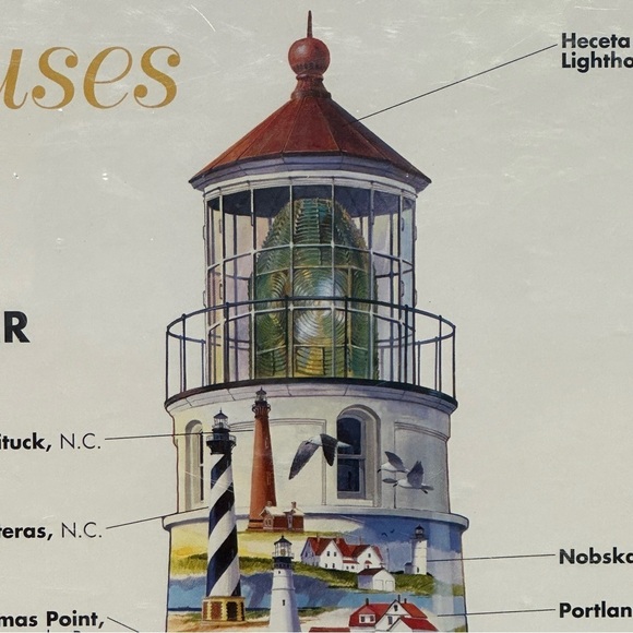 Great American Puzzle Factory 9800 Lighthouses USA Jigsaw Over 600+ PC SEALED - Picture 11 of 16